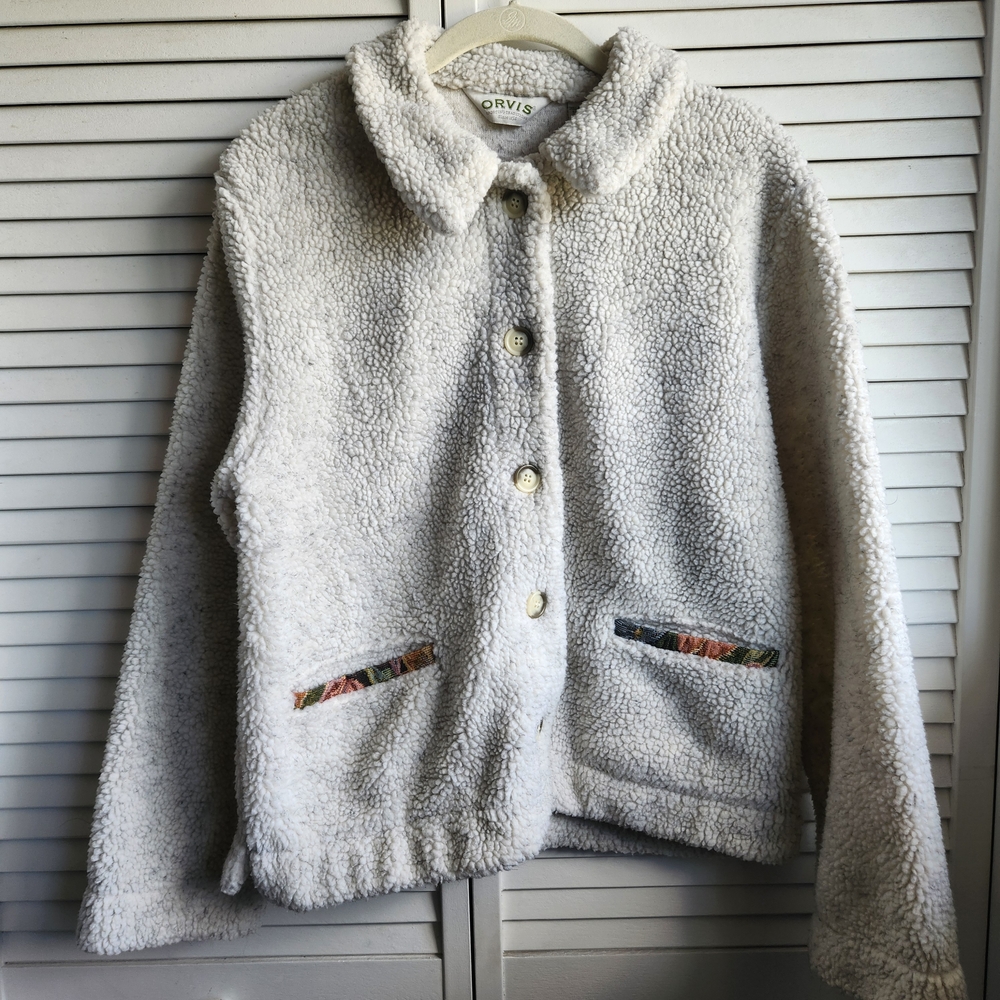 Orvis White Sherpa Jacket